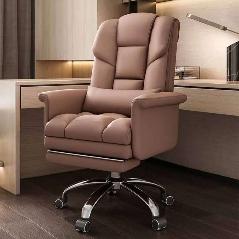 Massage Leather Swivel Office Chair