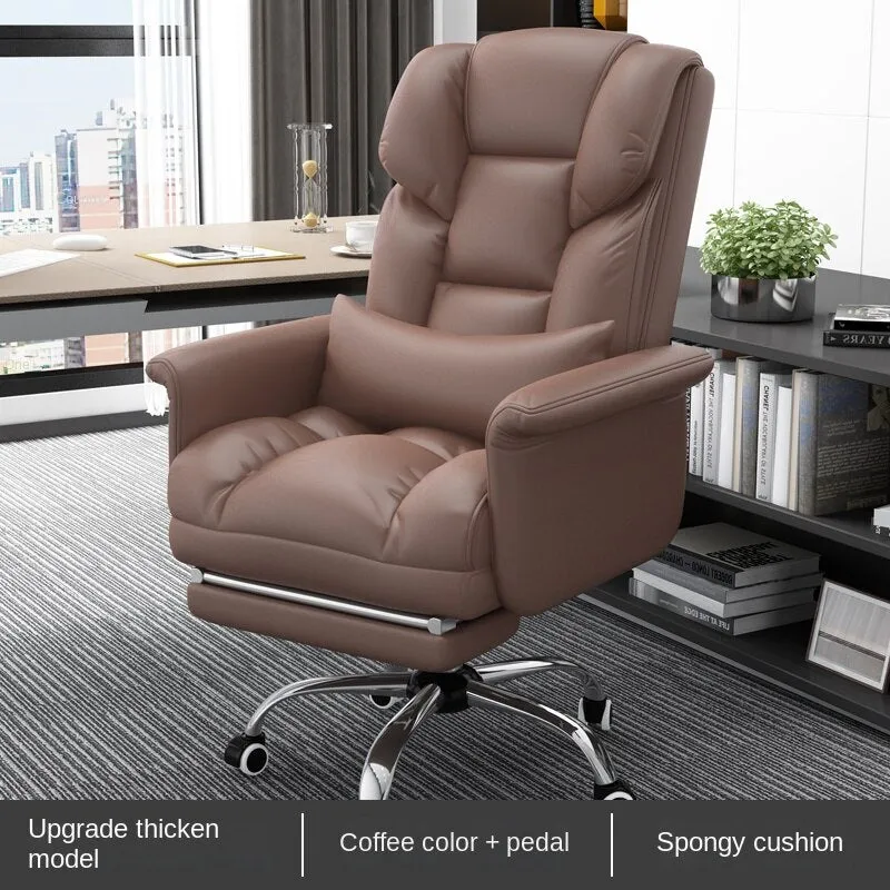 Massage Leather Swivel Office Chair