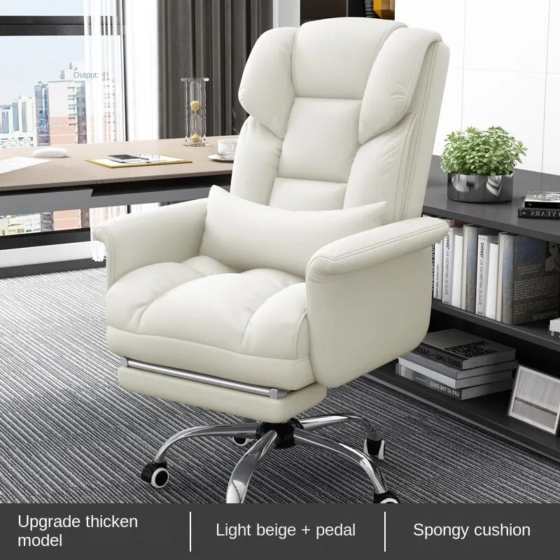 Massage Leather Swivel Office Chair