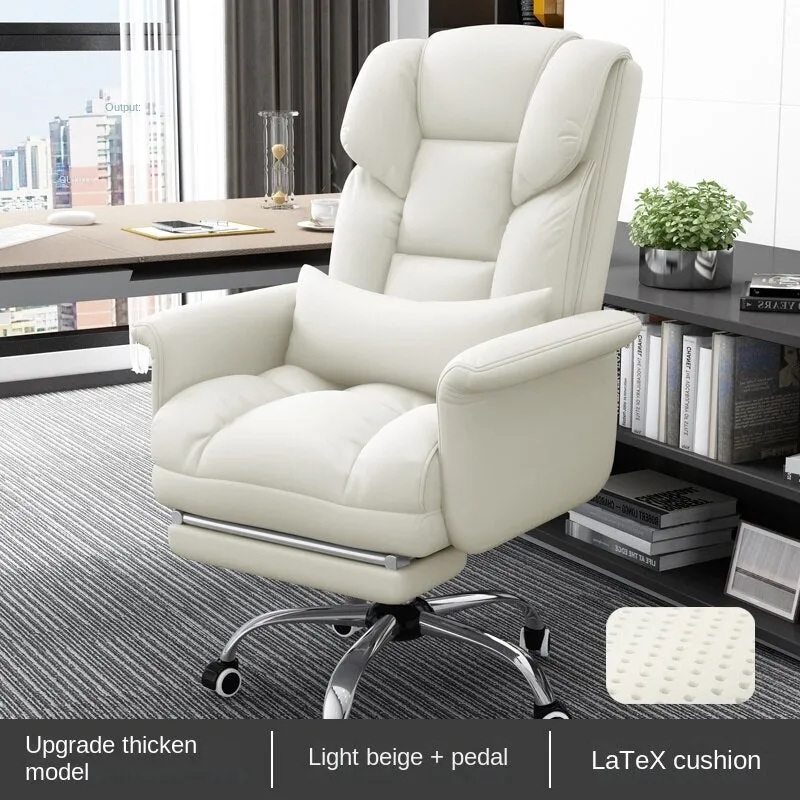 Massage Leather Swivel Office Chair