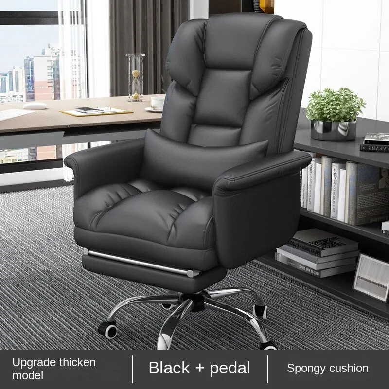 Massage Leather Swivel Office Chair