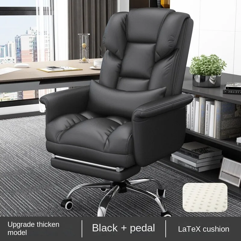 Massage Leather Swivel Office Chair