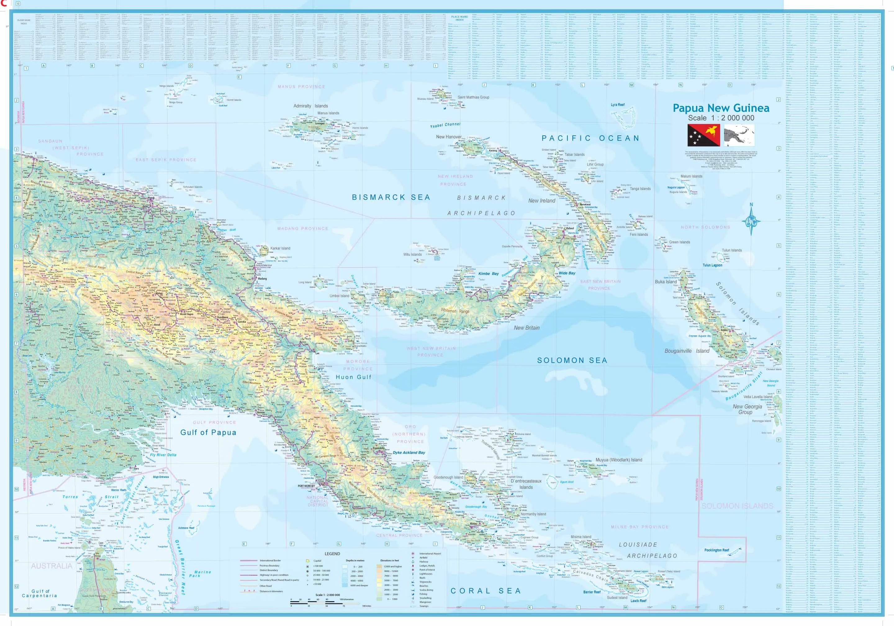 New Guinea - Maluku ITMB Map