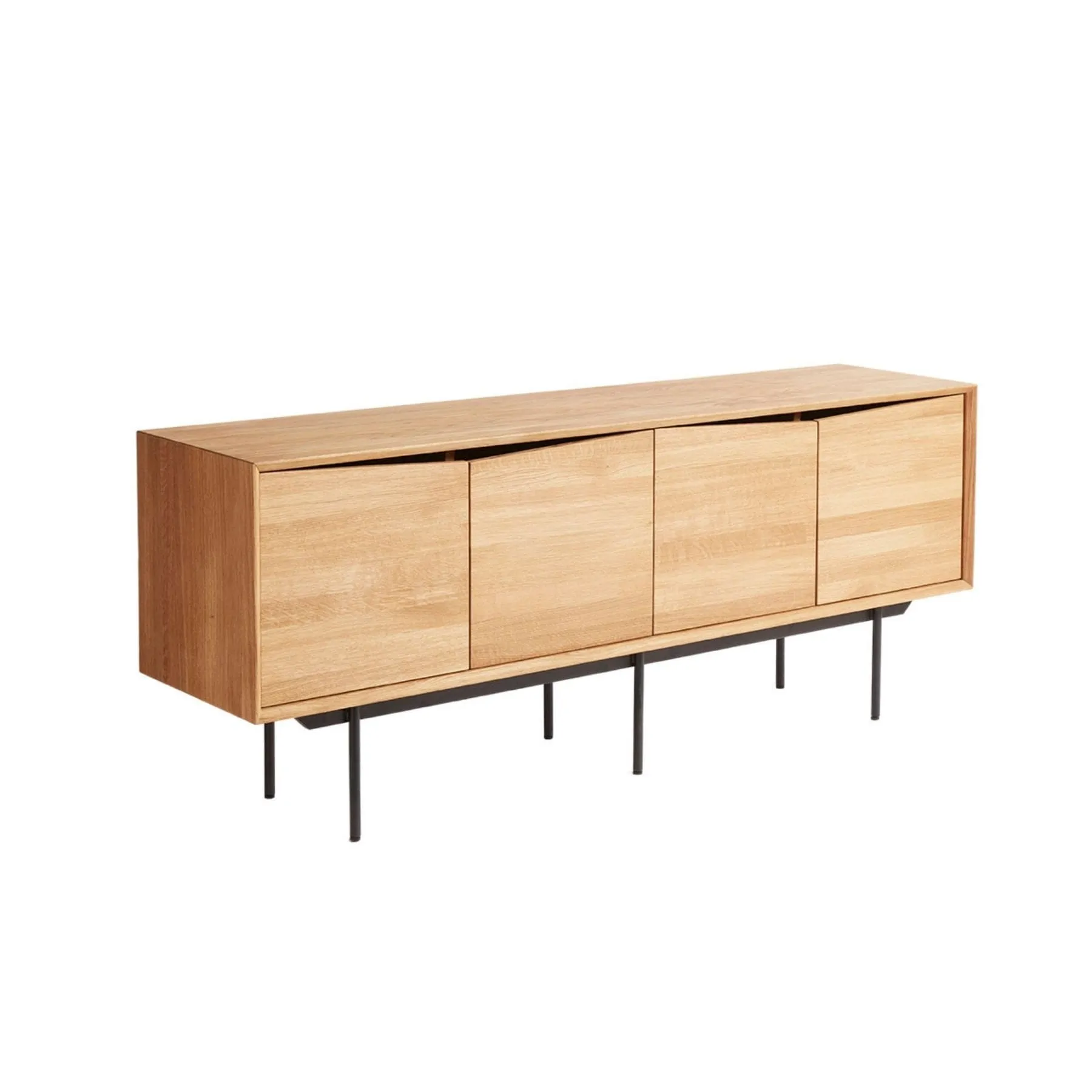 Oak Sideboard Cabinet | Natural 185x45x72cm