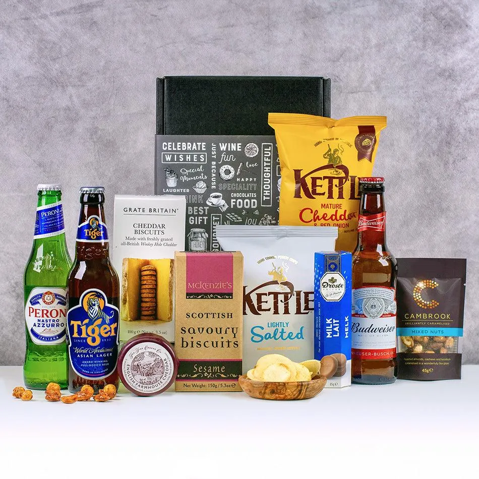 Oh So...Scrummy Beer and Snacks Hamper