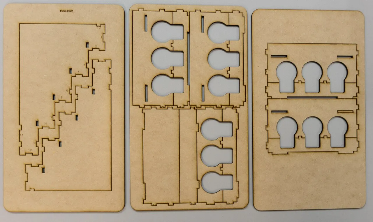 Paint Rack - 34mm "Half" for GW and Citadel Pots