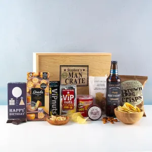 Personalised Birthday Man Crate