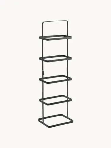 S Rock Handicrafts Metal Frame shoe Rack Stand | Entryway Shoe Rack | Metal Shoes Organizer | Entryway Shoe Rack | Home Decor Shoe Rack For Home Decoration (Black1)