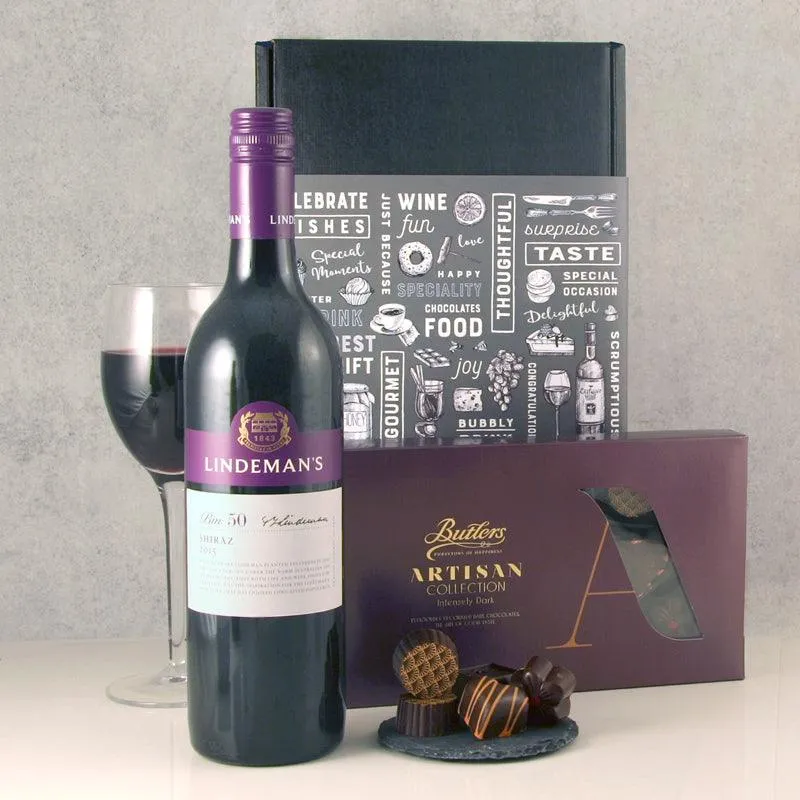 Shiraz Wine Chocolates Gift Box