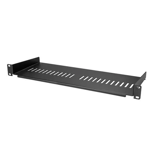 StarTech CABSHELF1U7V Vented 1U Rack Shelf - 7in Deep - 1U Rack Mount Shelf