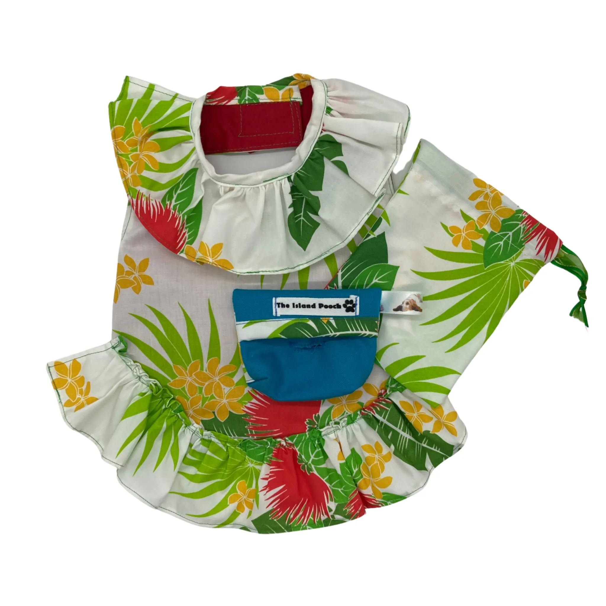 The Island Pooch Floral Print Mu'umu'u Dress for Dogs