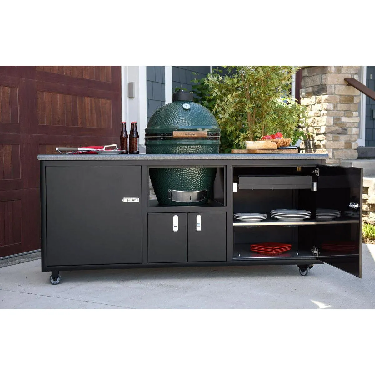 Torch 76″ Large Big Green Egg Cart