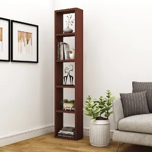 Triton Neo Study Room Bookshelf, Wall Shelfs for Kids Toys Storage Organiser, Mahogany