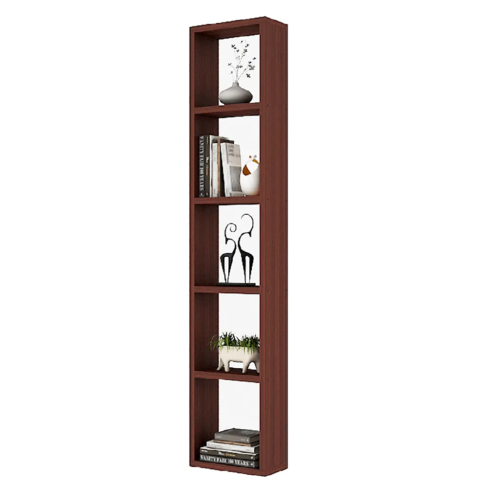 Triton Neo Study Room Bookshelf, Wall Shelfs for Kids Toys Storage Organiser, Mahogany