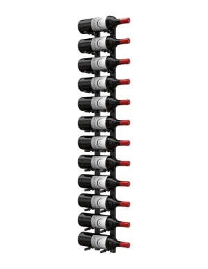 Ultra Wine Racks HZ Wall Rails - 4FT Metal Wine Racks (12 to 36 Bottles)