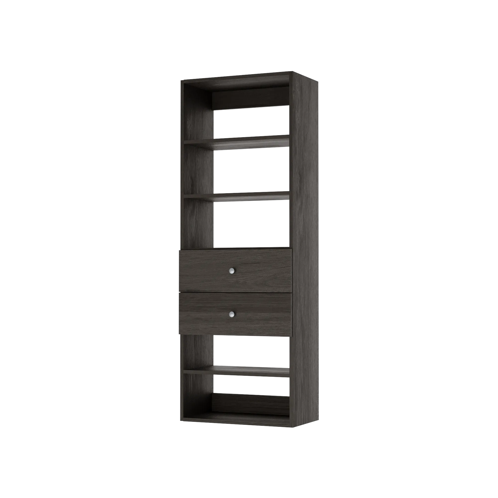 Vista 2 Drawer Shelf Tower