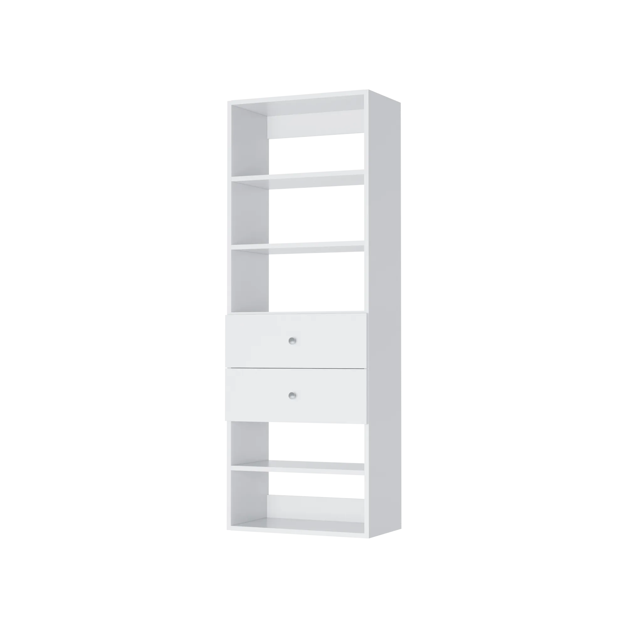 Vista 2 Drawer Shelf Tower