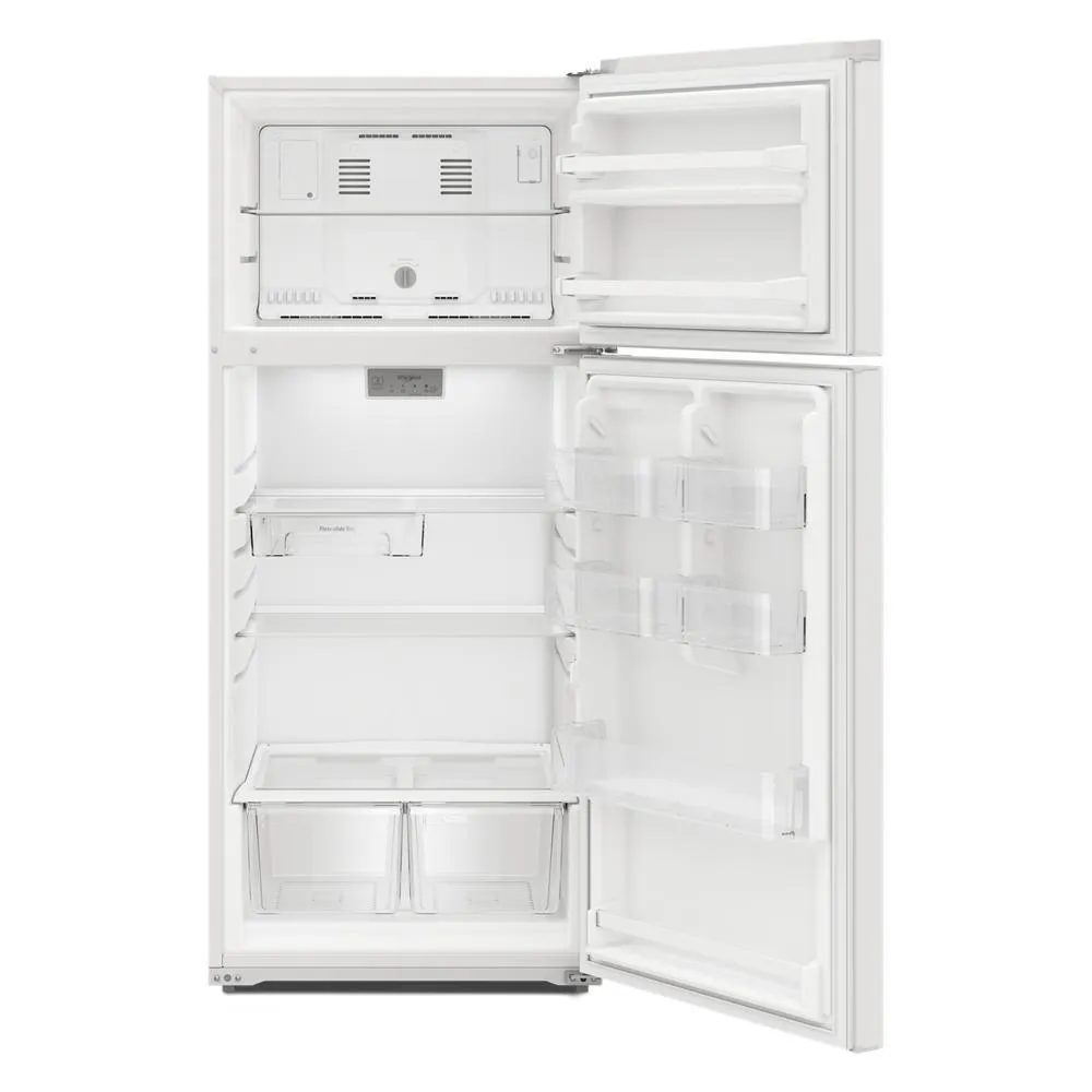 Whirlpool WRTX5028PW 28-inch Wide Top-Freezer Refrigerator - 16.3 Cu. Ft.