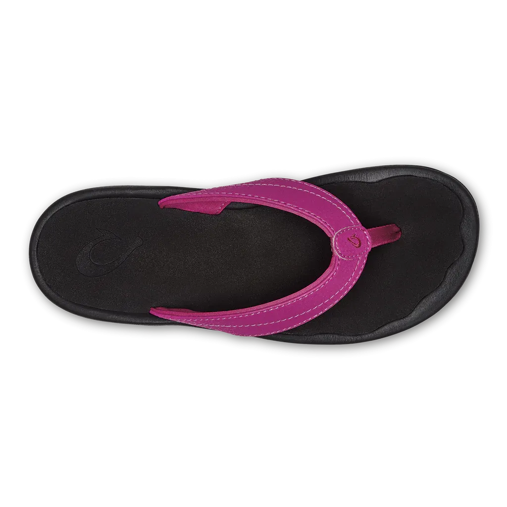 WOMEN'S OLUKAI 'OHANA | ORCHID FLOWER / BLACK