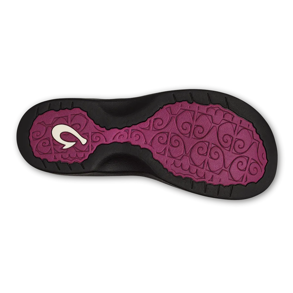 WOMEN'S OLUKAI 'OHANA | ORCHID FLOWER / BLACK