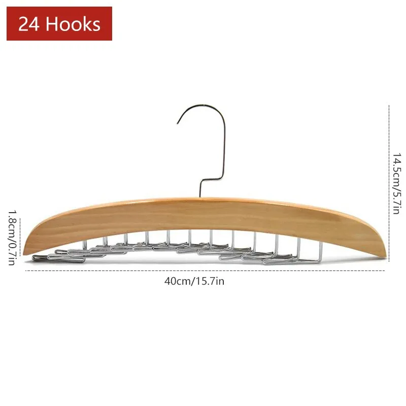 Wooden Space Saving Multi Organizer Hanger